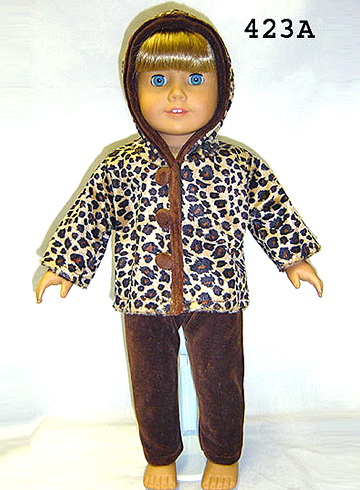 Leopard Hooded Jacket and Pants (423A) : Dress Rite